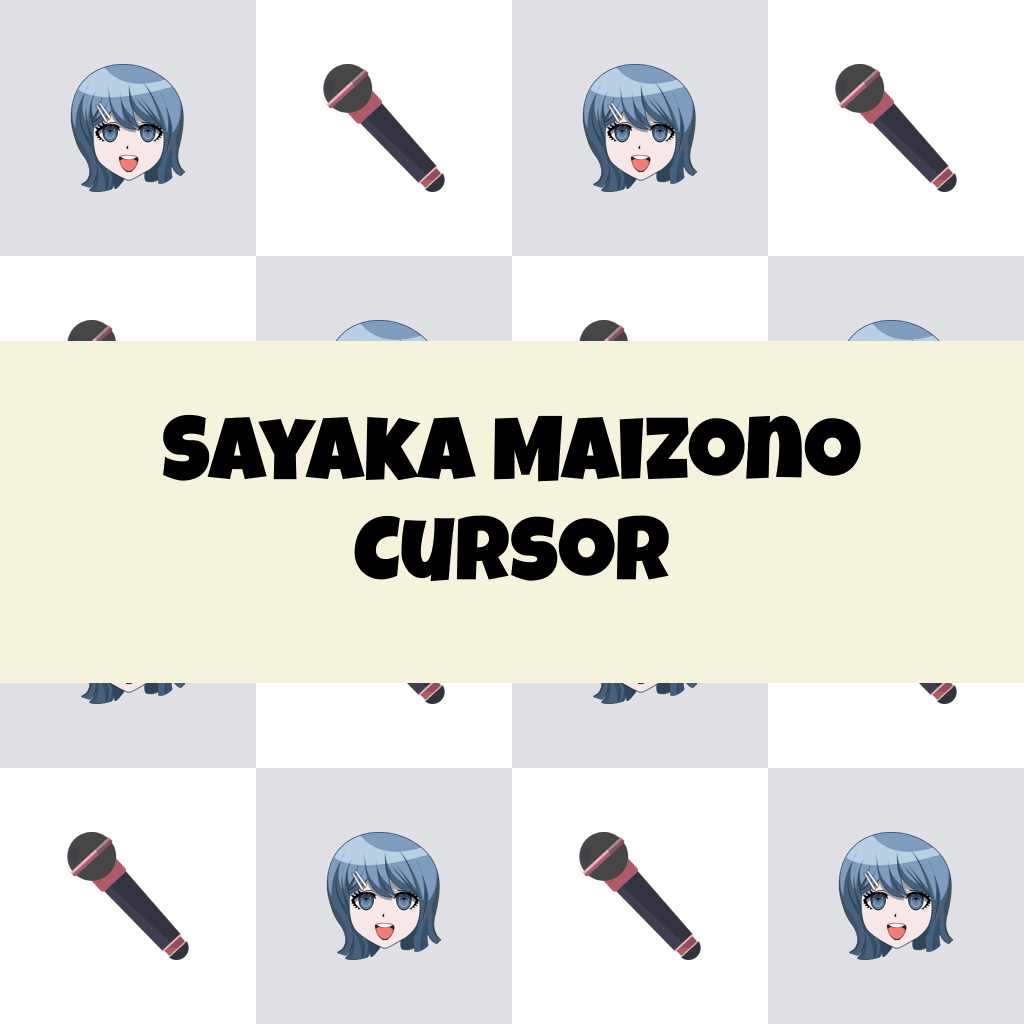 Preview Sayaka Maizono cursor custom cursor pack
